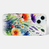 Watercolor Florals Wildflowers Feminine Trendy Case-Mate iPhone Case (Back (Horizontal))