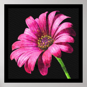 Watercolor Flower 1 Poster
