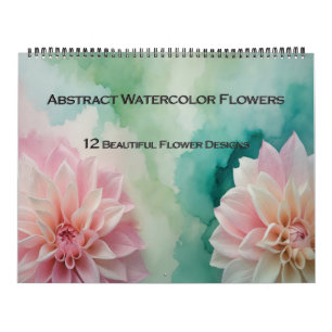 Watercolor Flower Abstract Calendar