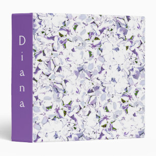 Watercolor flower bouquet of hydrangeas. binder