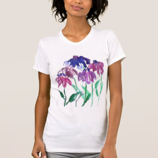 watercolor flower burgundy bouquet T-Shirt