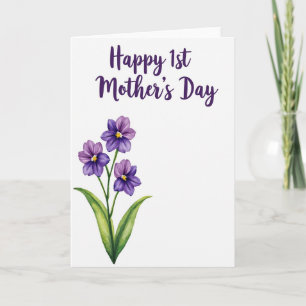 Watercolor Flower Card