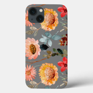 Watercolor Flower Colourful Nature Cute    iPhone 13 Case
