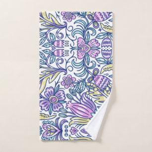 Watercolor Flower Colourful Nature Elegant   Hand Towel