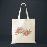 Watercolor Flower FLOWER GIRL Wedding Tote Bag<br><div class="desc"></div>