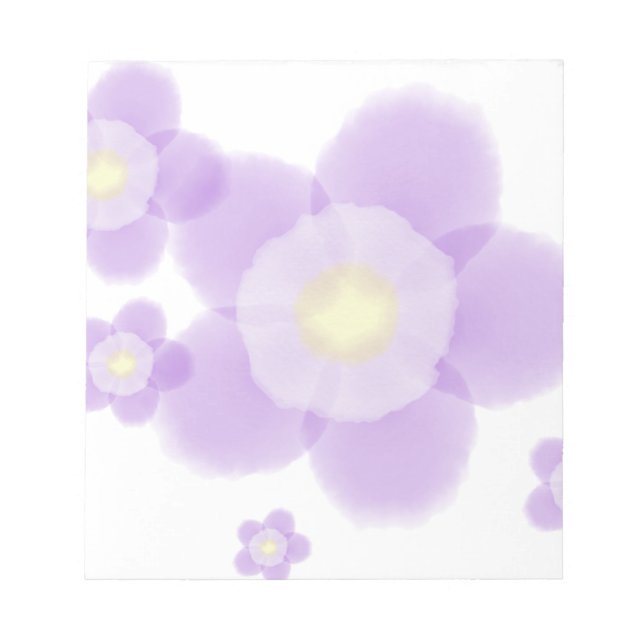 Watercolor Flower Notepad (Front)