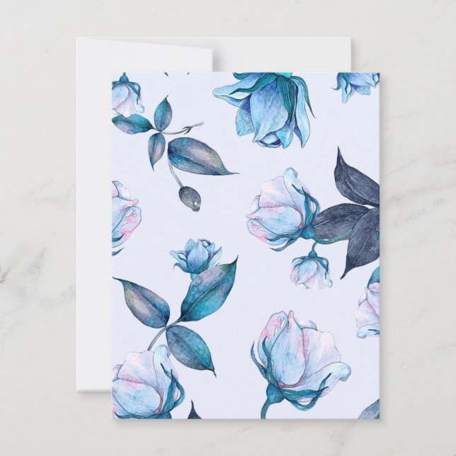 Watercolor Flowers 10 Card (Front)