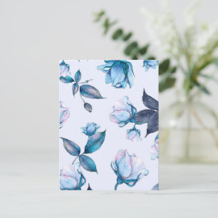Watercolor Flowers 10 Postcard