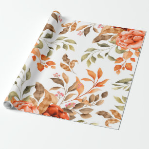Watercolor Flowers 1 Wrapping Paper