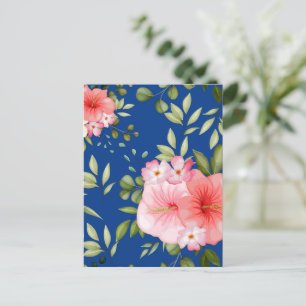 Watercolor Flowers 21 Postcard