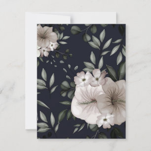 Watercolor Flowers 22 Card