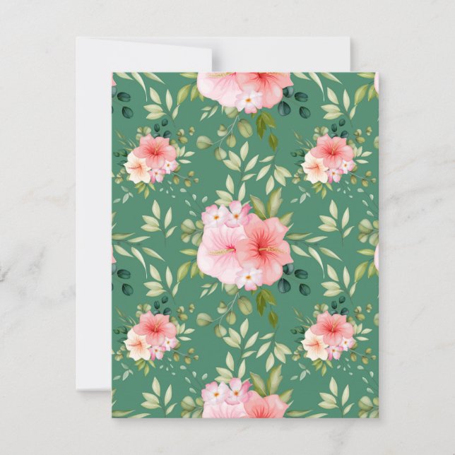 Watercolor Flowers 24 Card (Front)