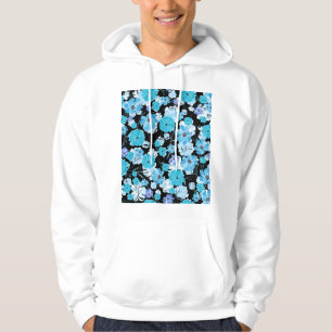 Watercolor Flowers: A Delicate Tapestry Hoodie