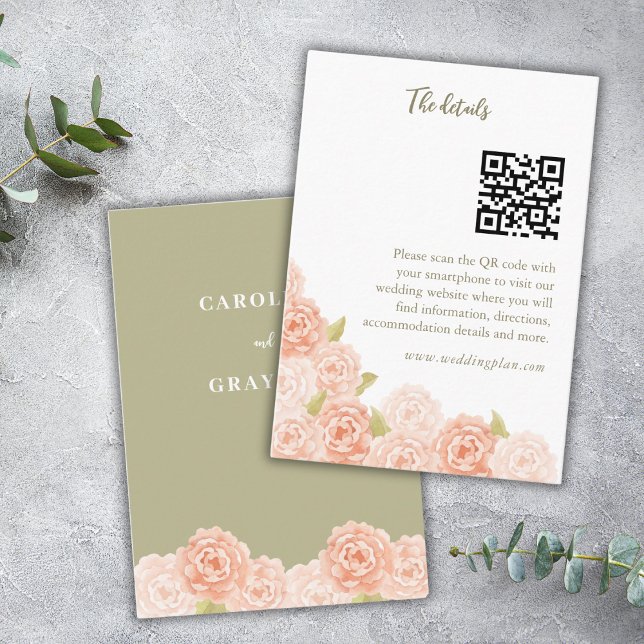 WATERCOLOR FLOWES ENCLOSURE CARD (Creator Uploaded)