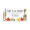 Watercolor food utensils cooking chef catering