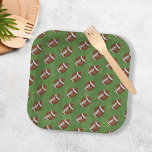 Watercolor Football Boy Birthday Party Paper Plate<br><div class="desc">Watercolor Football Boy Birthday Party Paper Plates Kick off your little rookie's first birthday in style with this First Year Down 1st Birthday Party Invitation! Celebrate his standout status as the 'Rookie of the Year' with this sporty, football-themed invite. Adorned with vibrant green and brown hues reminiscent of the football...</div>