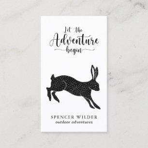 Watercolor Forest Adventure Nature Guide Business Card