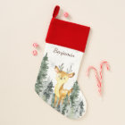 Watercolor Forest Deer Personalized Kids