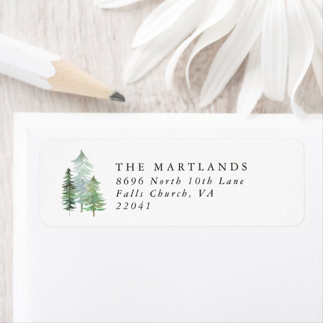Watercolor forest elegant minimal family (Insitu)
