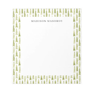 Watercolor Forest Notepad