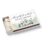 Watercolor Forest | Trees And Deer 