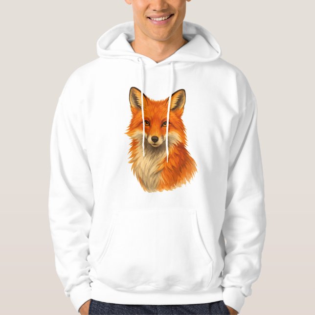 Watercolor Fox | hoodie (Front)