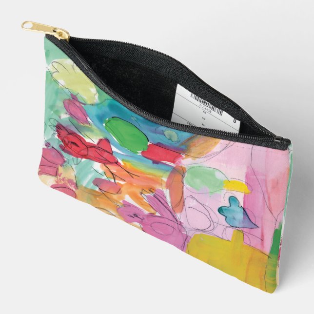 Watercolor Fun - KidsArt for CHOC Accessory Pouch (Open)