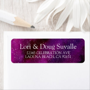 Watercolor Galaxies purple pink