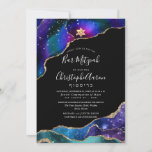 Watercolor Galaxy Agate Bar Mitzvah / Bat Mitzvah  Invitation<br><div class="desc">PixDezines Galaxy Agate Bar Mitzvah or Bat Mitzvah accented with faux gold veins.   DIY stylish calligraphy Bar Mitzvah.   .  See filters to change tone.   Our dynamic design allows you to edit all elements.  

Copyright © 2021 PixDezines™.   All rights reserved.</div>