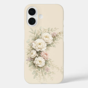 Watercolor Garden Roses for Timeless iPhone 16 Case