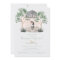 Watercolor gazebo with bride & groom eucalyptus
