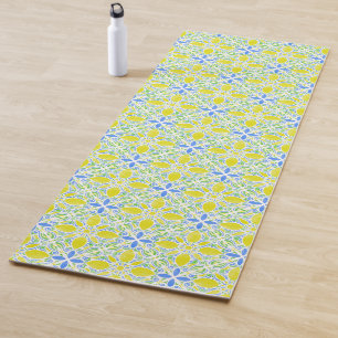 Watercolor Geo _ Citrus Yoga Mat
