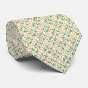 Watercolor Geo _ Forest Tie