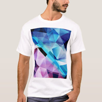 Watercolor Geometric Abstract Background T-Shirt