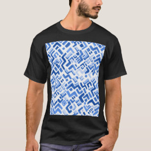 Watercolor Geometric Abstract Seamless Pattern T-Shirt