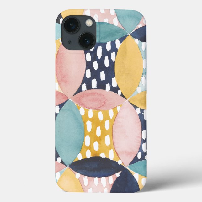 Watercolor Geometric Circles Case-Mate iPhone Case (Back)