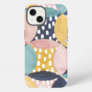 Watercolor Geometric Circles iPhone 13 Case