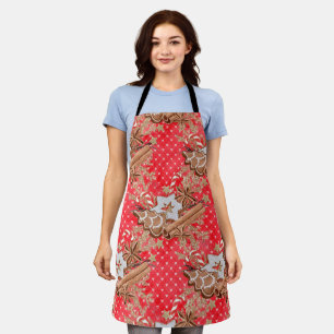 Watercolor Gingerbread Cookies Christmas Apron