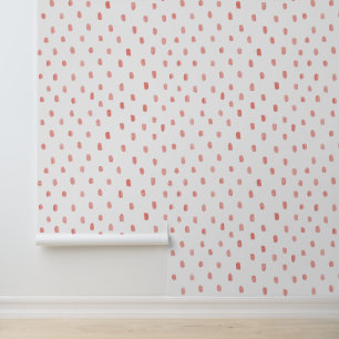 watercolor girl Minimalist Wallpaper