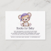 Watercolor Girl Pilot Teddy Bear Books for Baby