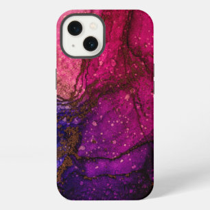 Watercolor Glitter Fuschia iPhone / iPad case