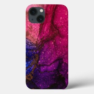 Watercolor Glitter Fuschia iPhone / iPad case
