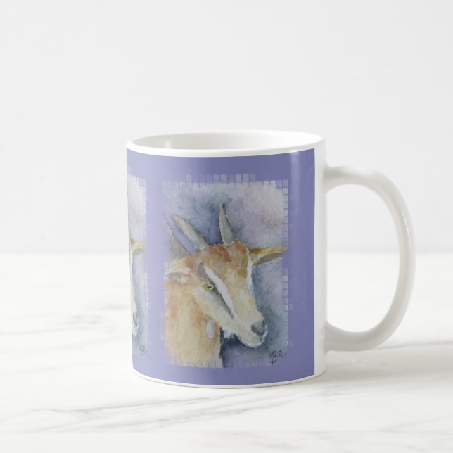 Watercolor Goat/Kid Coffee Mug (Right)