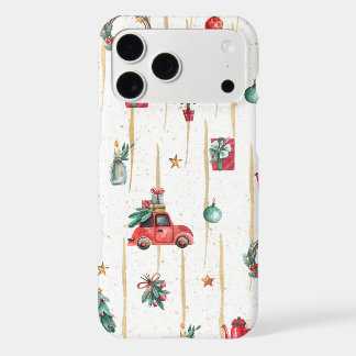 Watercolor Gold Christmas 7 Pattern