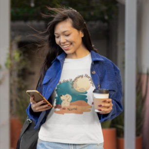 watercolor Golden retriever Labrador dog customize T-Shirt