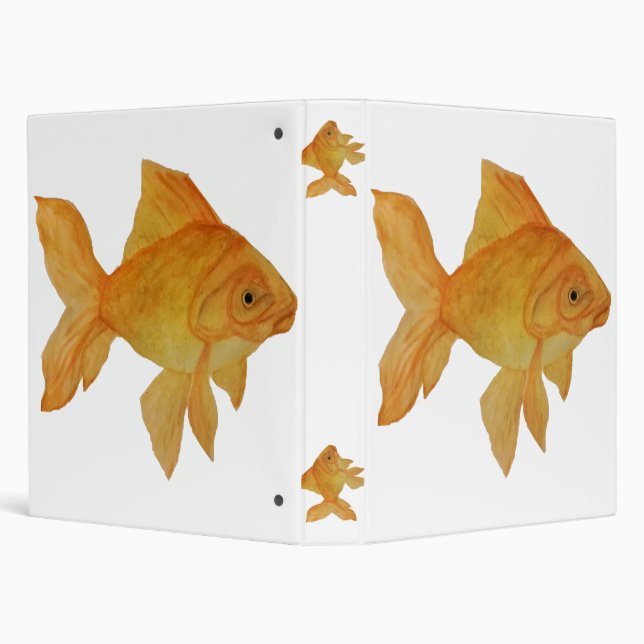 Watercolor Goldfish Binder (Background)