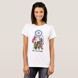 Watercolor gorgeous rainbow dream catcher T-Shirt