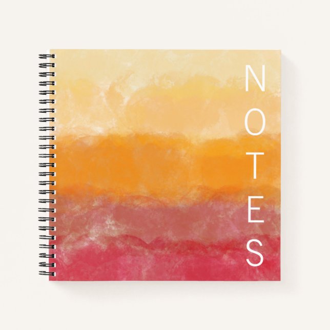 Watercolor Gradient Notebook (Front)