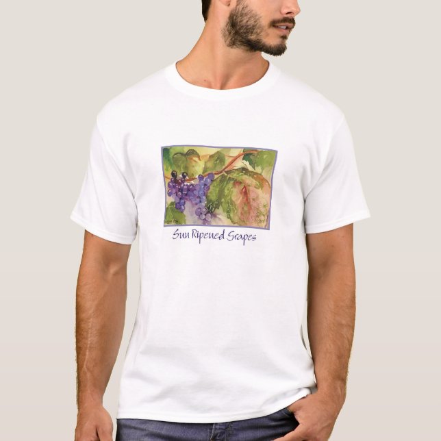 Watercolor Grape T-shirt (Front)