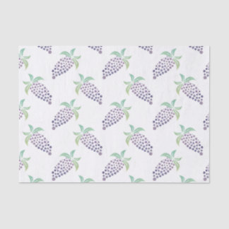 Watercolor Grapes Tissue Paper